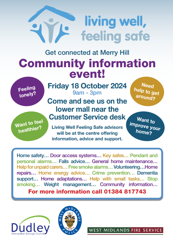 Get Connected at Merry Hill - Community Information Event